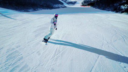 T210 mini跟拍滑雪